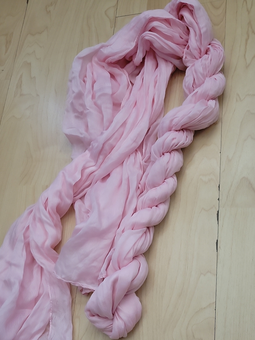Six Blush Pink Table Runners